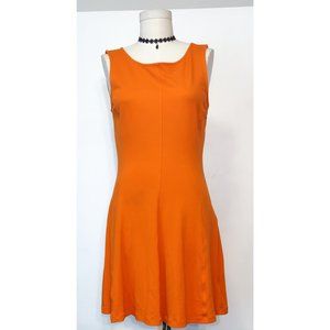 Banana Republic Orange Fit & Flare Dress